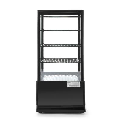 Chlazená skříň displeje, 78 l, Arktic, černá, 230V/170W, 444x397x(H)940mm | 233658